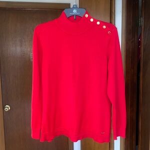 Red Calvin Kline sweater